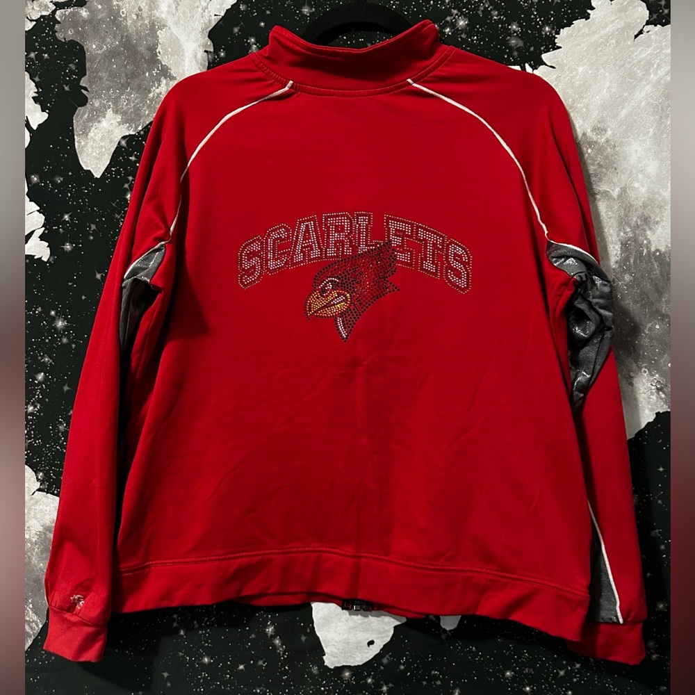Scarletts Team Rhinestone Track Jacket